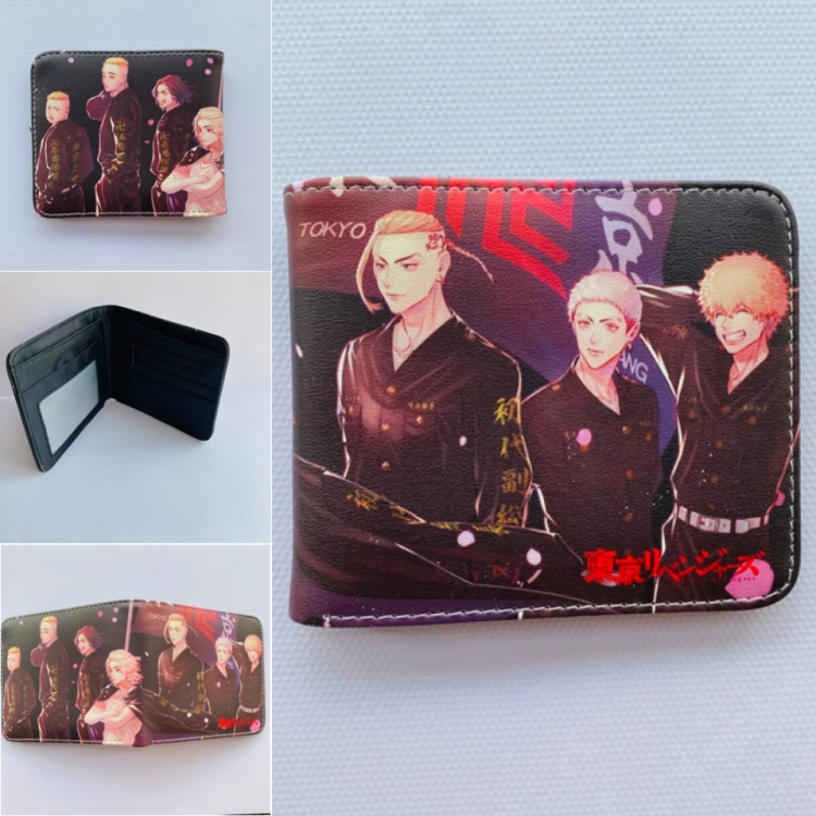 Tokyo Revengers  Full color  Two fold short card case wallet 11X9.5CM 60G Style A