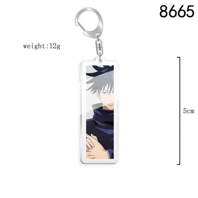 Jujutsu Kaisen   Anime acrylic Key Chain  price for 5 pcs 8665