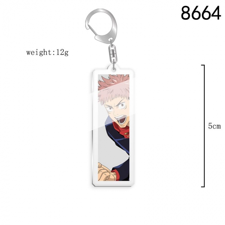 Jujutsu Kaisen   Anime acrylic Key Chain  price for 5 pcs 8664