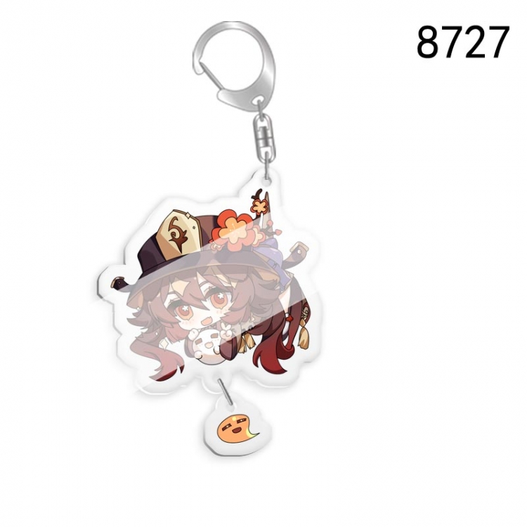 Genshin Impact Anime acrylic Key Chain  price for 5 pcs  8727