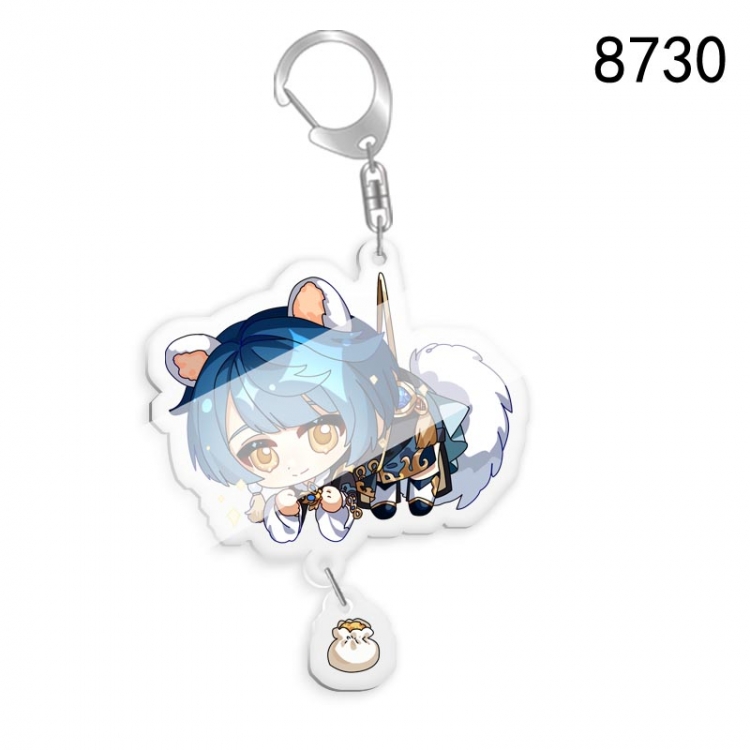 Genshin Impact Anime acrylic Key Chain  price for 5 pcs  8730