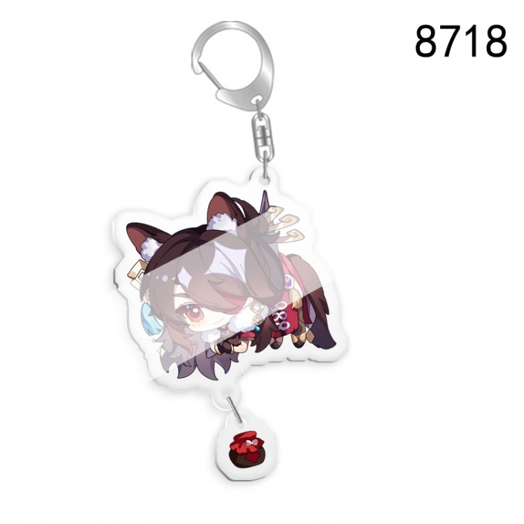 Genshin Impact Anime acrylic Key Chain  price for 5 pcs  8718