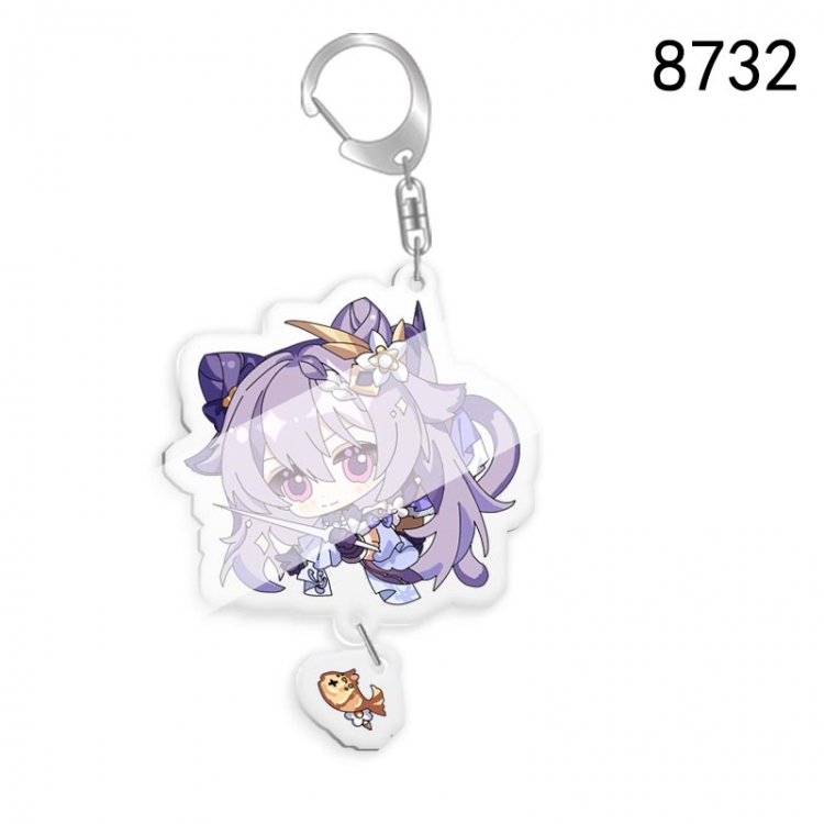 Genshin Impact Anime acrylic Key Chain  price for 5 pcs  8732