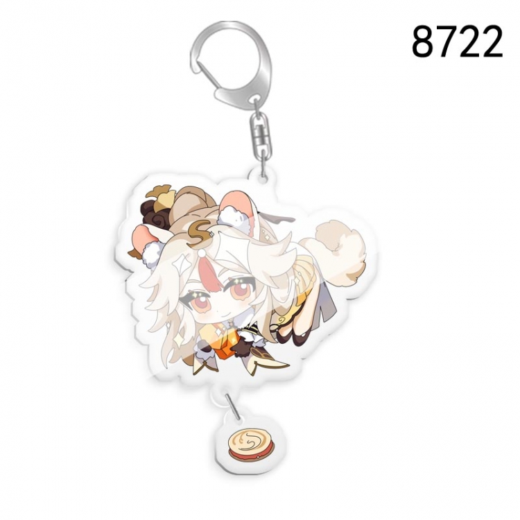 Genshin Impact Anime acrylic Key Chain  price for 5 pcs 8722