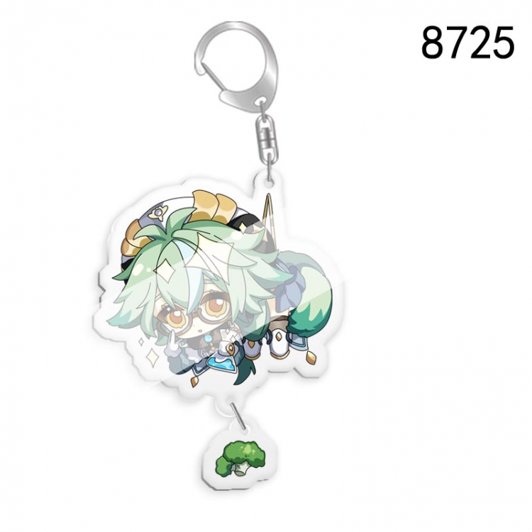 Genshin Impact Anime acrylic Key Chain  price for 5 pcs  8725