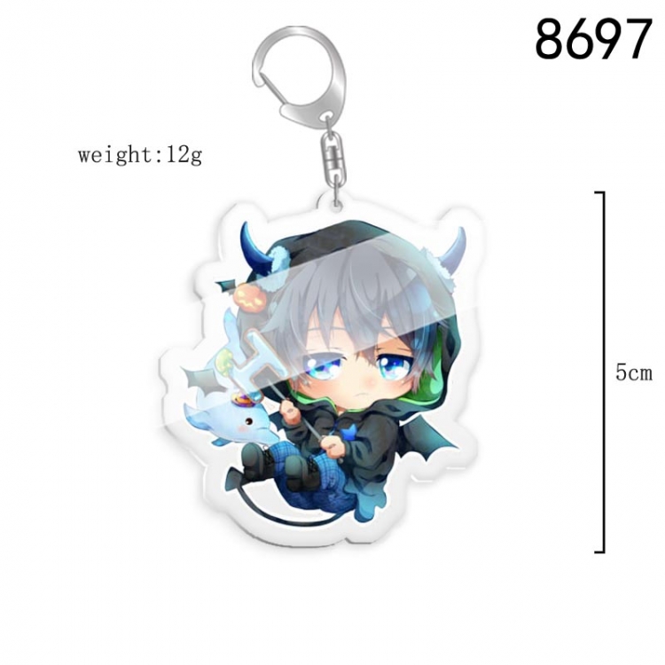 Free! Anime acrylic Key Chain  price for 5 pcs 8697