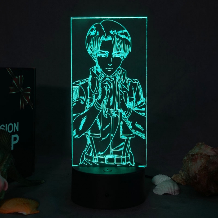 Shingeki no Kyojin  3D night light USB touch switch colorful acrylic table lamp 420-20