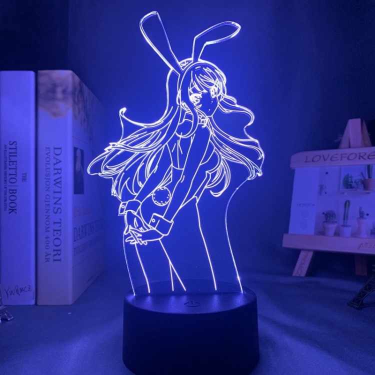 DARLING in the FRANX 3D night light USB touch switch colorful acrylic table lamp 