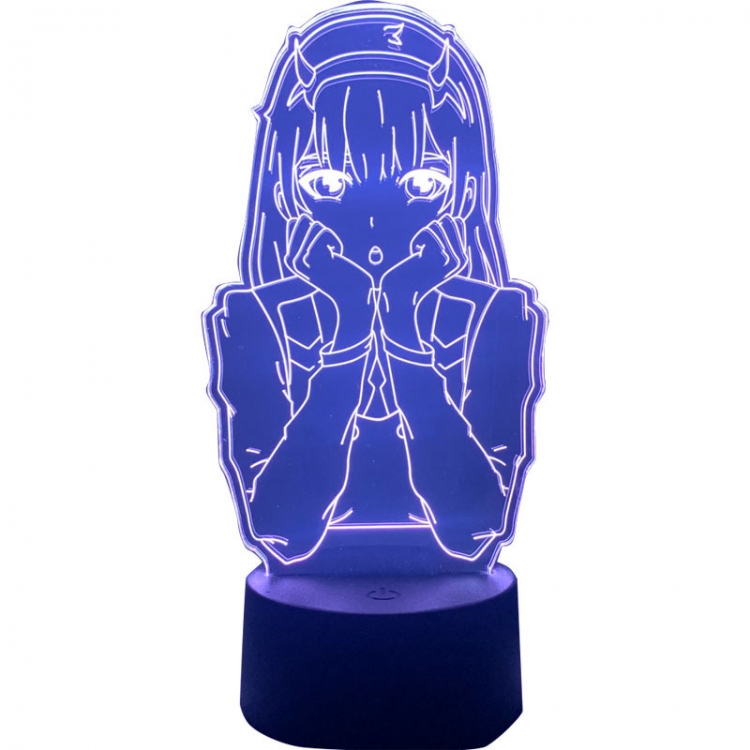 DARLING in the FRANX 3D night light USB touch switch colorful acrylic table lamp