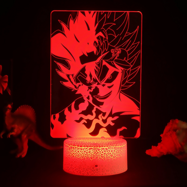 Jujutsu Kaisen 3D night light USB touch switch colorful acrylic table lamp BLACK BASE 992