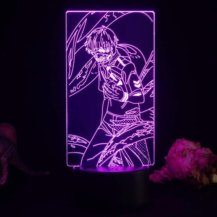 Jujutsu Kaisen 3D night light USB touch switch colorful acrylic table lamp 990 BLACK BASE