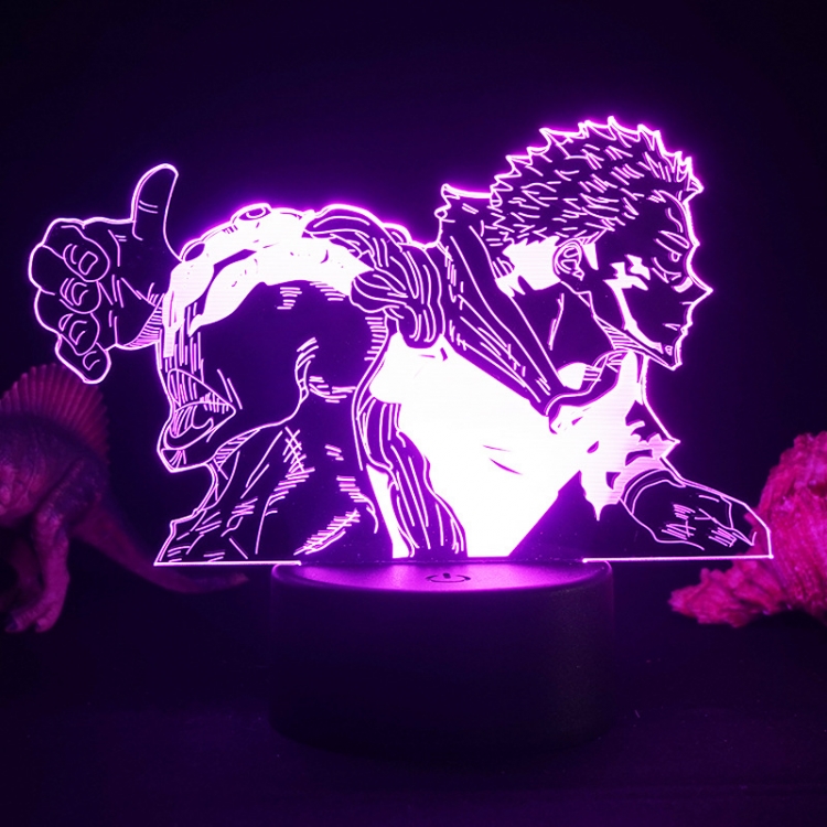 Jujutsu Kaisen 3D night light USB touch switch colorful acrylic table lamp 993 BLACK BASE