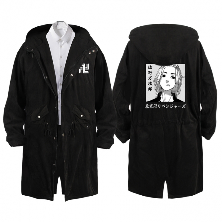 Tokyo Revengers   Anime Peripheral Hooded Long Windbreaker Jacket from S to 3XL