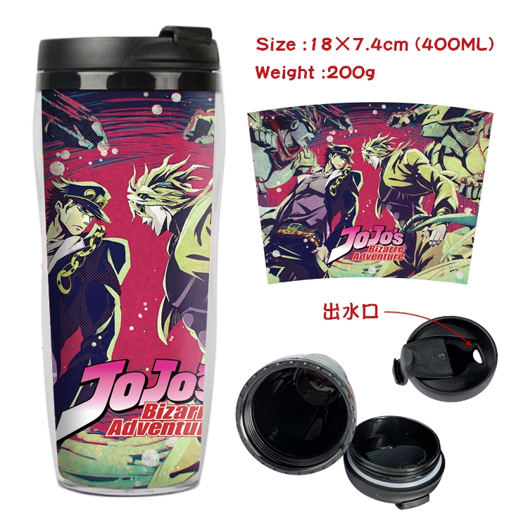 JoJos Bizarre Adventure  Starbucks Leakproof Insulation cup Kettle 18X7.4CM 400ML  