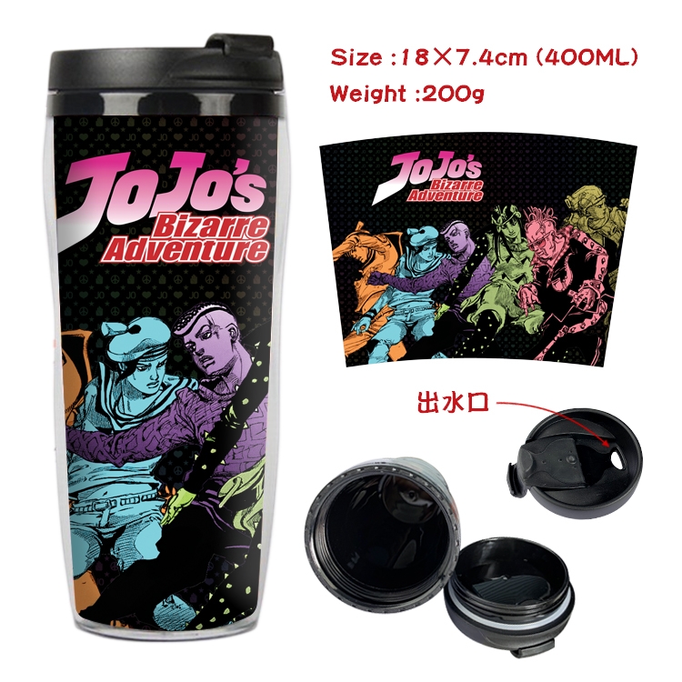 JoJos Bizarre Adventure  Starbucks Leakproof Insulation cup Kettle 18X7.4CM 400ML  