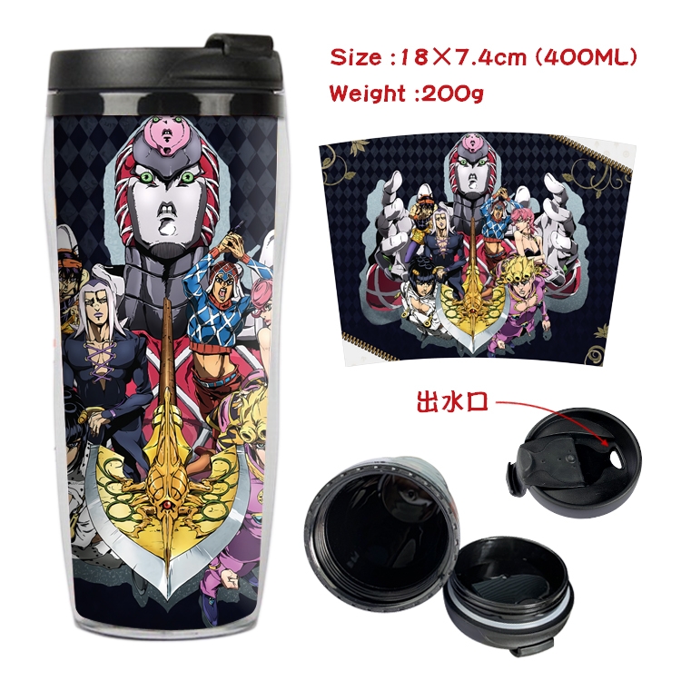 JoJos Bizarre Adventure  Starbucks Leakproof Insulation cup Kettle 18X7.4CM 400ML  