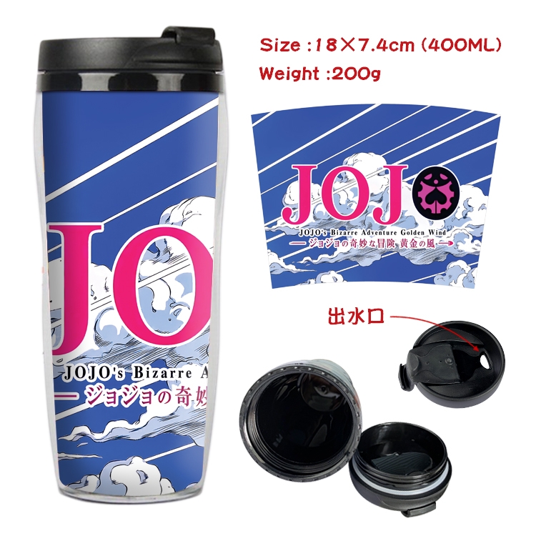 JoJos Bizarre Adventure  Starbucks Leakproof Insulation cup Kettle 18X7.4CM 400ML  