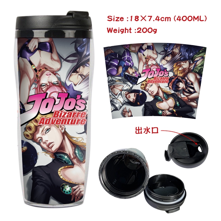 JoJos Bizarre Adventure  Starbucks Leakproof Insulation cup Kettle 18X7.4CM 400ML