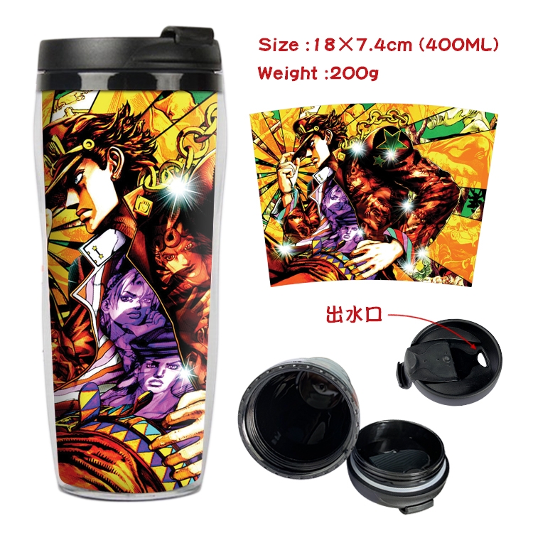 JoJos Bizarre Adventure  Starbucks Leakproof Insulation cup Kettle 18X7.4CM 400ML  