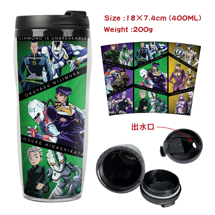 JoJos Bizarre Adventure  Starbucks Leakproof Insulation cup Kettle 18X7.4CM 400ML  