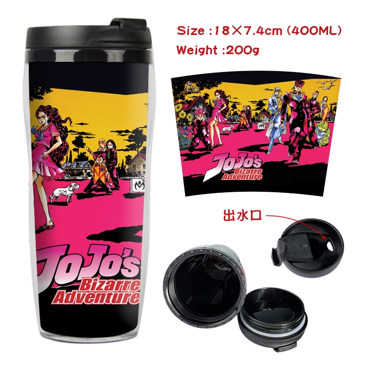 JoJos Bizarre Adventure  Starbucks Leakproof Insulation cup Kettle 18X7.4CM 400ML  