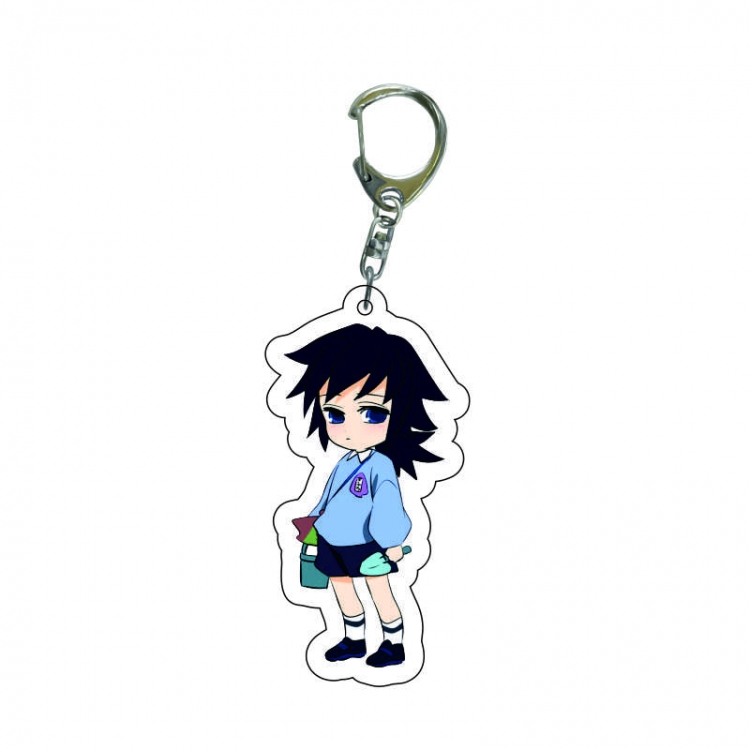 Demon Slayer Kimets Anime acrylic Key Chain  price for 5 pcs  7618