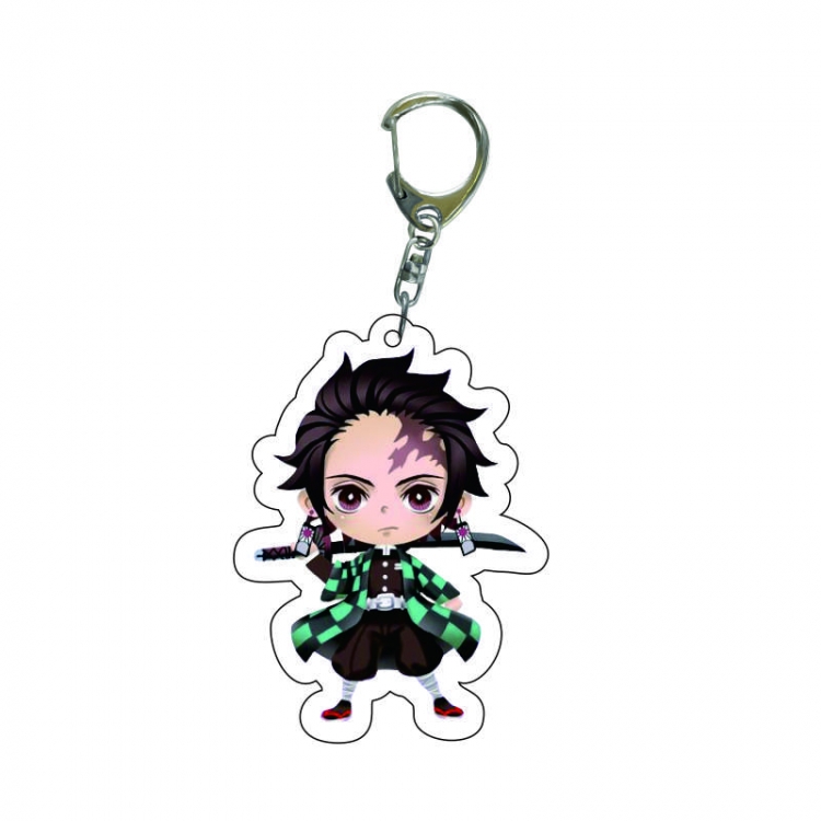 Demon Slayer Kimets Anime acrylic Key Chain  price for 5 pcs  7662