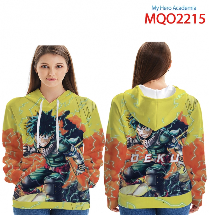 My Hero Academia Full Color Patch pocket Sweatshirt Hoodie  from XXS to 4XL  MQO-2215