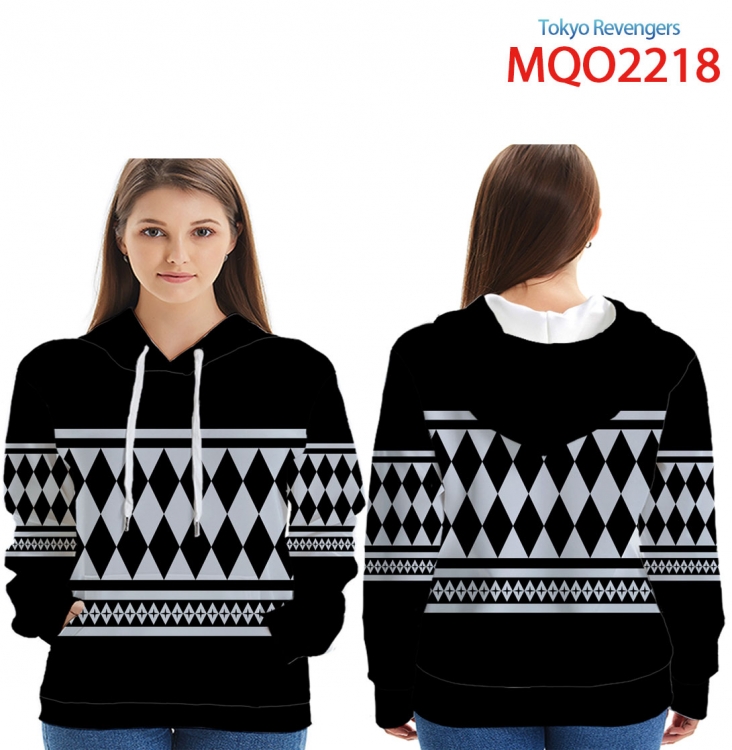 Tokyo Revengers  Full Color Patch pocket Sweatshirt Hoodie  from XXS to 4XL MQO-2218 