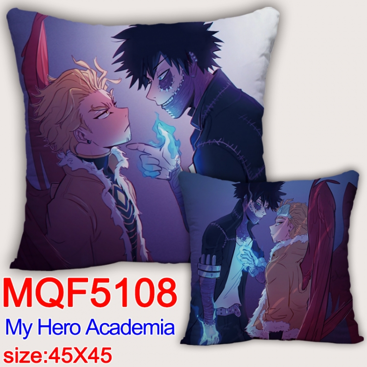 Hero Academia Square double-sided full-color pillow cushion 45X45CM NO FILLING  MQF 5108