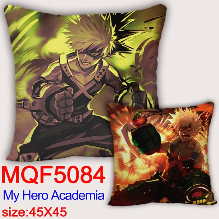 Hero Academia Square double-sided full-color pillow cushion 45X45CM NO FILLING   MQF 5084