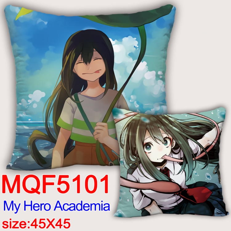Hero Academia Square double-sided full-color pillow cushion 45X45CM NO FILLING  MQF 5101