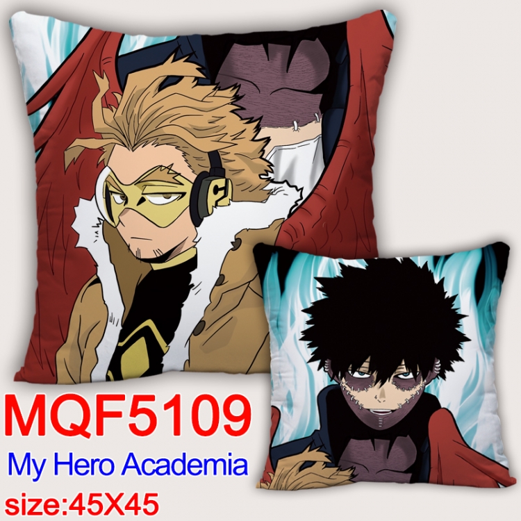 Hero Academia Square double-sided full-color pillow cushion 45X45CM NO FILLING   MQF 5109