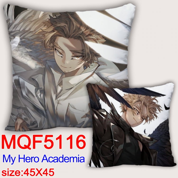 Hero Academia Square double-sided full-color pillow cushion 45X45CM NO FILLING  MQF 5116