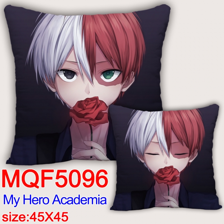 Hero Academia Square double-sided full-color pillow cushion 45X45CM NO FILLING  MQF 5096