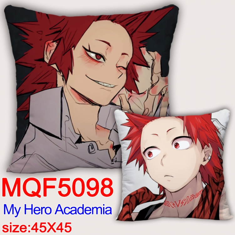 Hero Academia Square double-sided full-color pillow cushion 45X45CM NO FILLING  MQF 5098