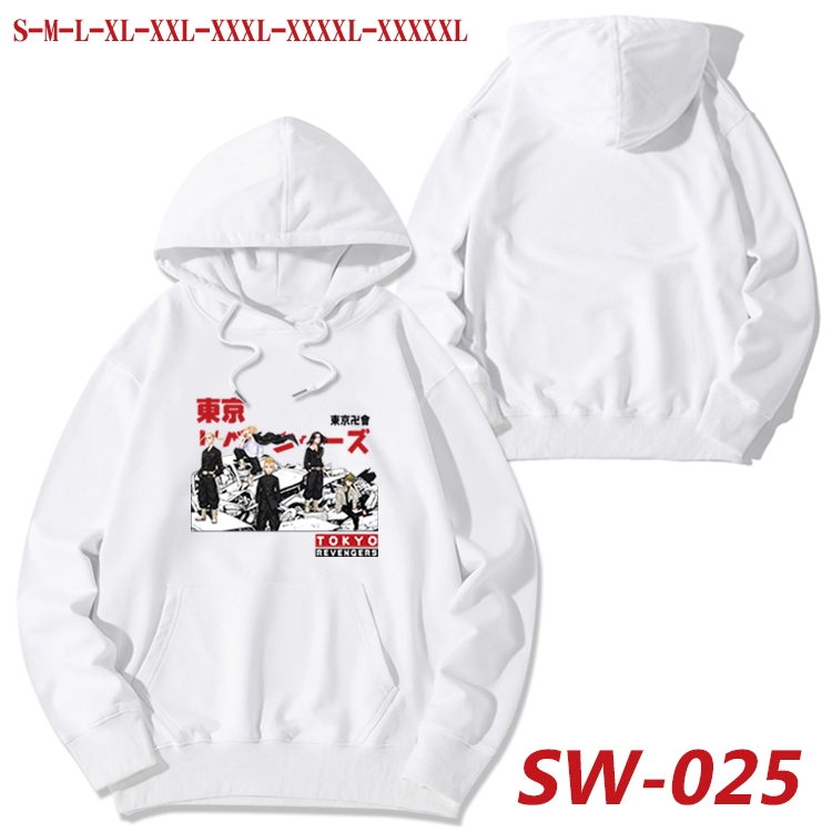 Tokyo Revengers   Autumn cotton hooded sweatshirt thin pullover sweater from S to 5XL SW-025
