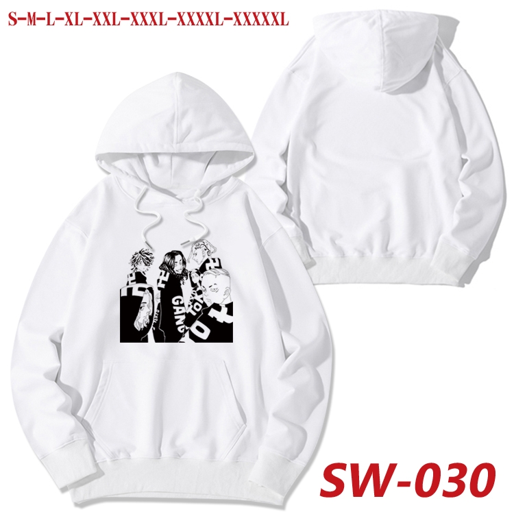 Tokyo Revengers   Autumn cotton hooded sweatshirt thin pullover sweater from S to 5XL SW-030