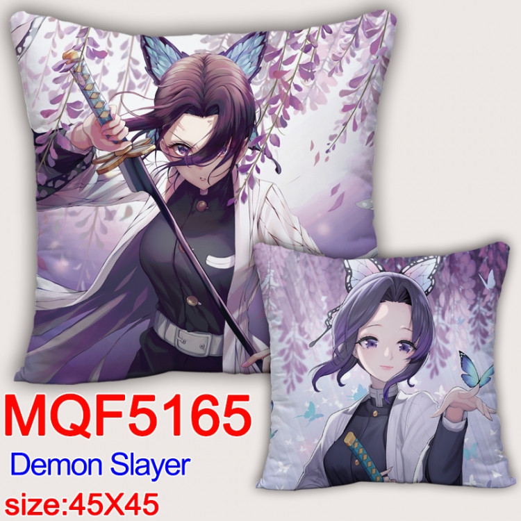 Demon Slayer Kimets Square double-sided full-color pillow cushion 45X45CM NO FILLING MQF 5165