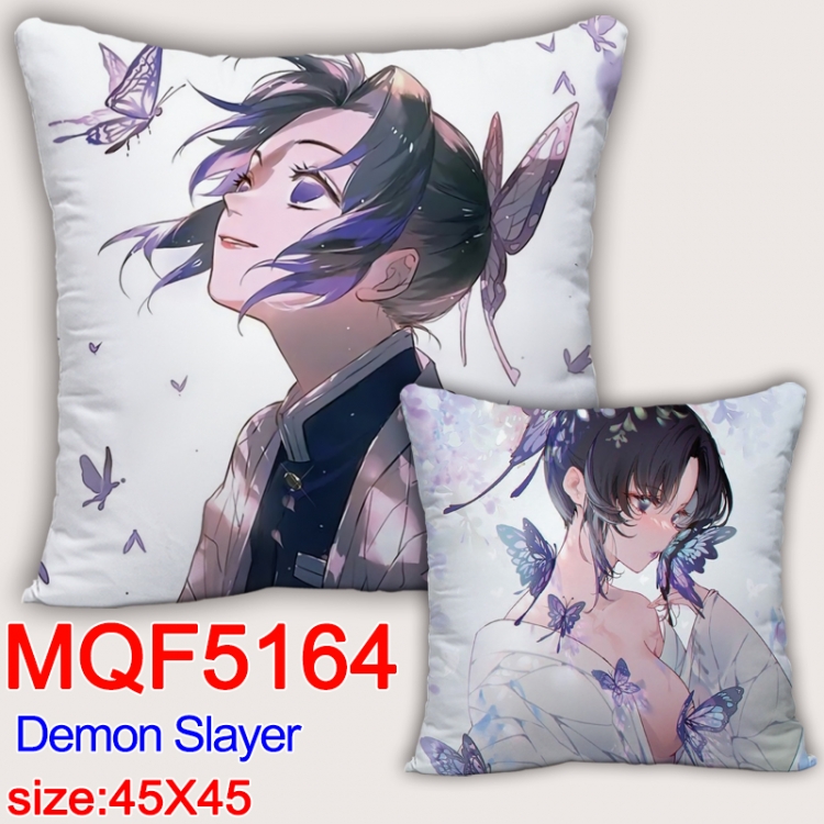 Demon Slayer Kimets Square double-sided full-color pillow cushion 45X45CM NO FILLING  MQF 5164