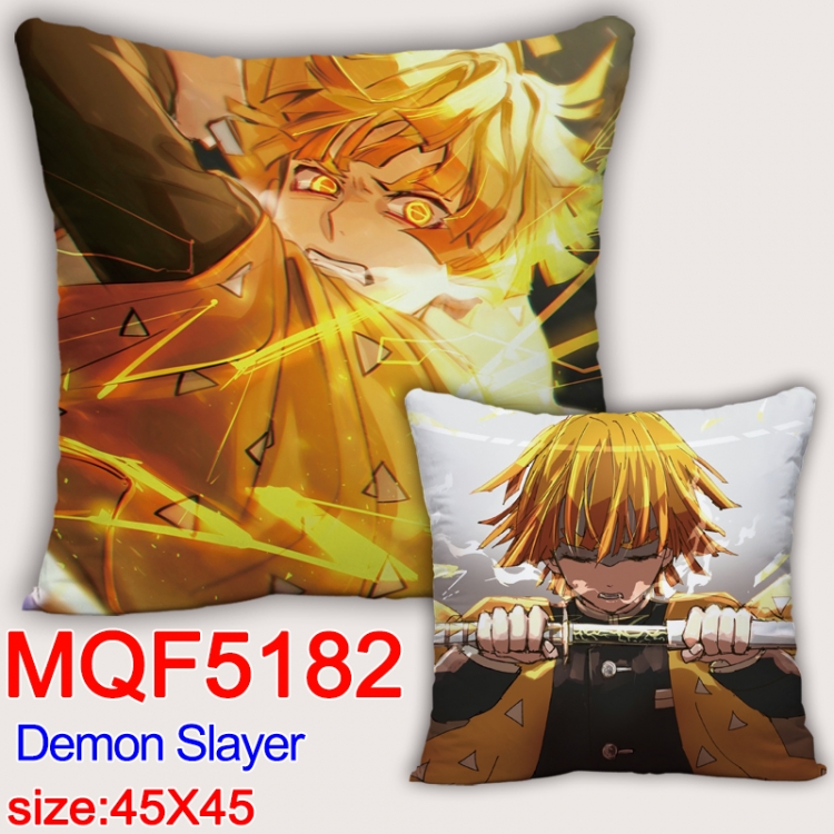 Demon Slayer Kimets Square double-sided full-color pillow cushion 45X45CM NO FILLING MQF 5182