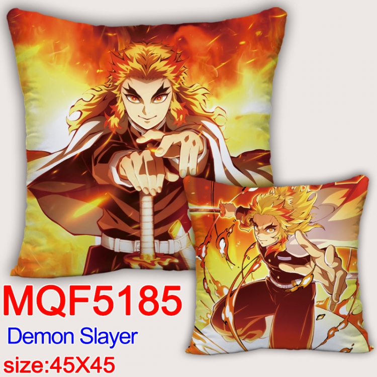Demon Slayer Kimets Square double-sided full-color pillow cushion 45X45CM NO FILLING MQF 5185
