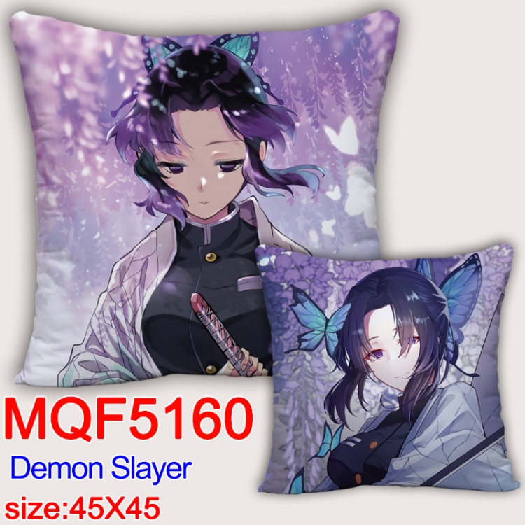 Demon Slayer Kimets Square double-sided full-color pillow cushion 45X45CM NO FILLING MQF 5160