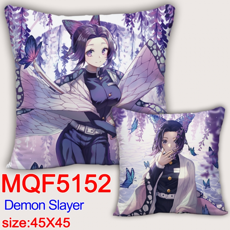 Demon Slayer Kimets Square double-sided full-color pillow cushion 45X45CM NO FILLING MQF 5152