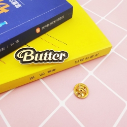 BTS Butter  Metal brooch badge...