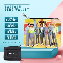 BTS PU storage bag card wallet...
