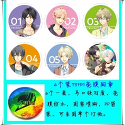 TSUKIPRO Anime round Badge Bri...