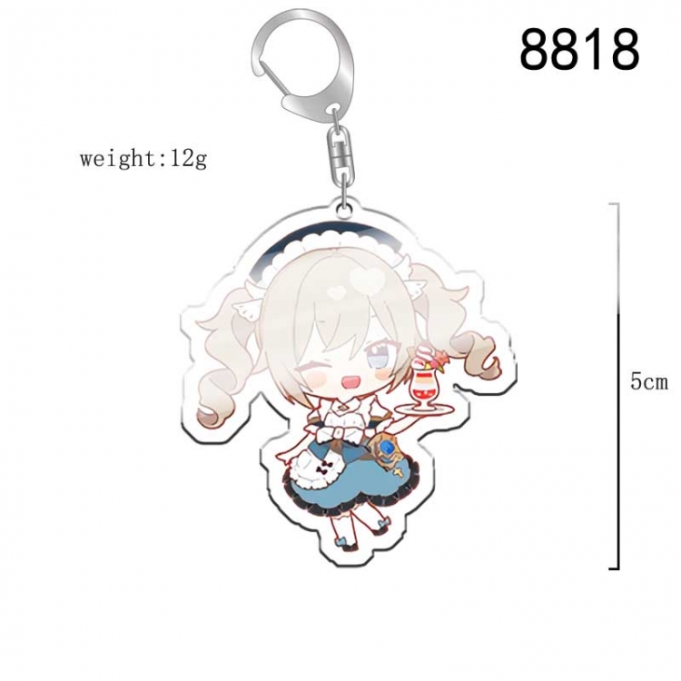 Genshin Impact Anime acrylic Key Chain price for 5 pcs  8818