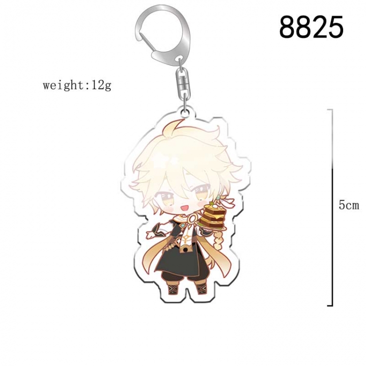 Genshin Impact Anime acrylic Key Chain price for 5 pcs  8825