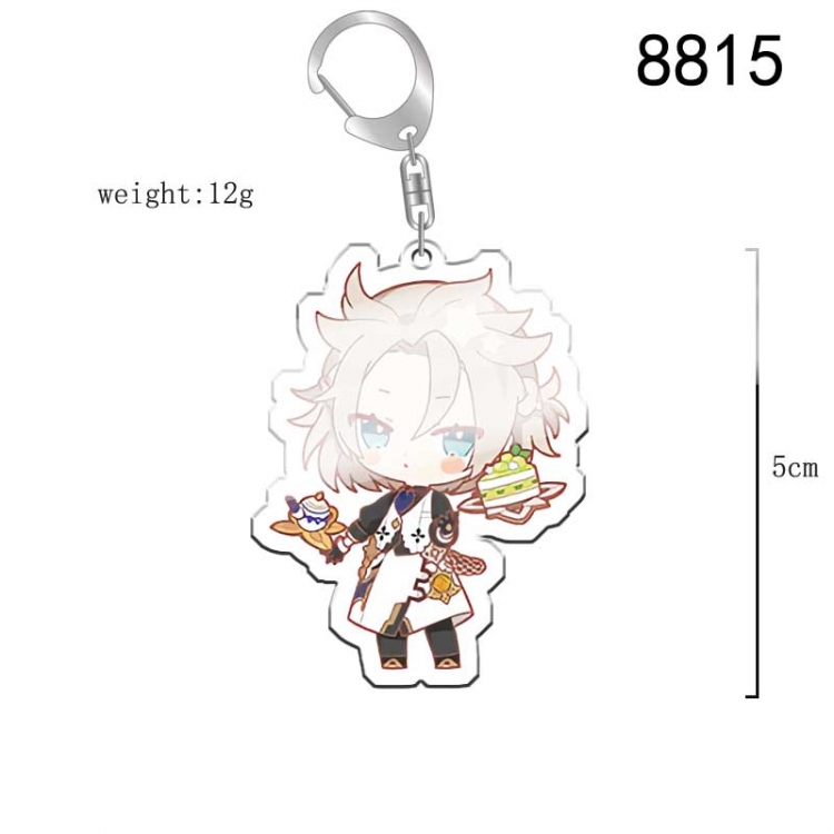 Genshin Impact Anime acrylic Key Chain price for 5 pcs  